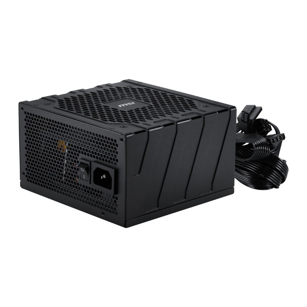 Imagem 4 de 7 do produto Fonte MSI MAG BN65A, 650W, 80 Plus Bronze, PFC Ativo, Com Cabo, Preto - MAG BN65A