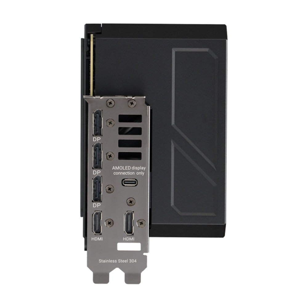 Imagem 9 de 13 do produto Placa de Vídeo ASUS ROG NVIDIA GeForce RTX 5090 Edition 20, 32GB, GDDR7, PCI Express 5.0, Tela AMOLED, AURA SYNC ARGB - 90YV0NF3-M0NA00