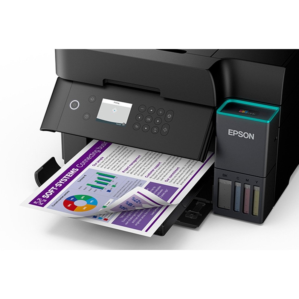 Multifuncional Epson EcoTank L6370, Tanque de Tinta, Wi-Fi, Ethernet, ADF, Duplex, Colorida, Bivolt - C11CL43302BR - view 3