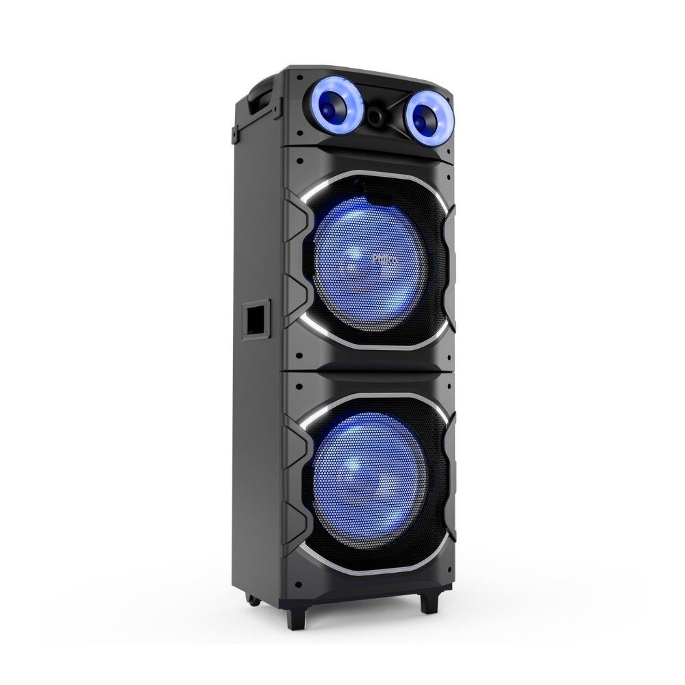 Caixa de Som Amplificada Philco PCX26000, Bluetooth, LED, Flash Light, Bivolt, Preta - 56603814 - view 4