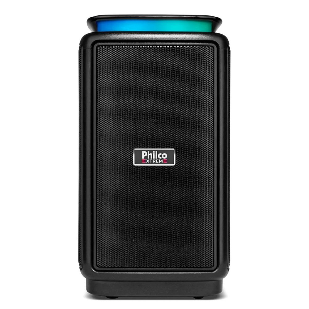 Caixa de Som Portátil Philco PBS56 Extreme, Bluetooth, LED, 50W RMS, Bivolt, Preta - 56603811