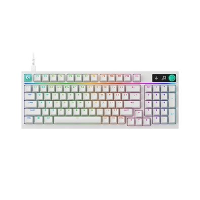 Teclado Mecânico Gamer Logitech G316 X 98, Com Fio, Branco - 920-014226