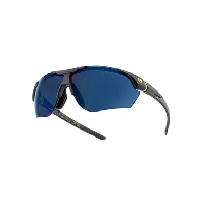 Óculos Gamer Gunnar Cyberpunk Militech, Onyx e Signal Yellow, Lentes Sol Natural - CYB-MIL11