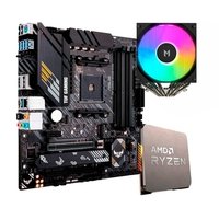 Placa-Mãe ASUS TUF Gaming B550M-Plus, mATX, DDR4 + Processador AMD Ryzen 7 5700X + Air Cooler MACH1 WIND Placa-Mãe ASUS TUF Gaming B550M-Plus, mATX, DDR4 + Processador AMD Ryzen 7 5700X + Air Cooler MACH1 WIND