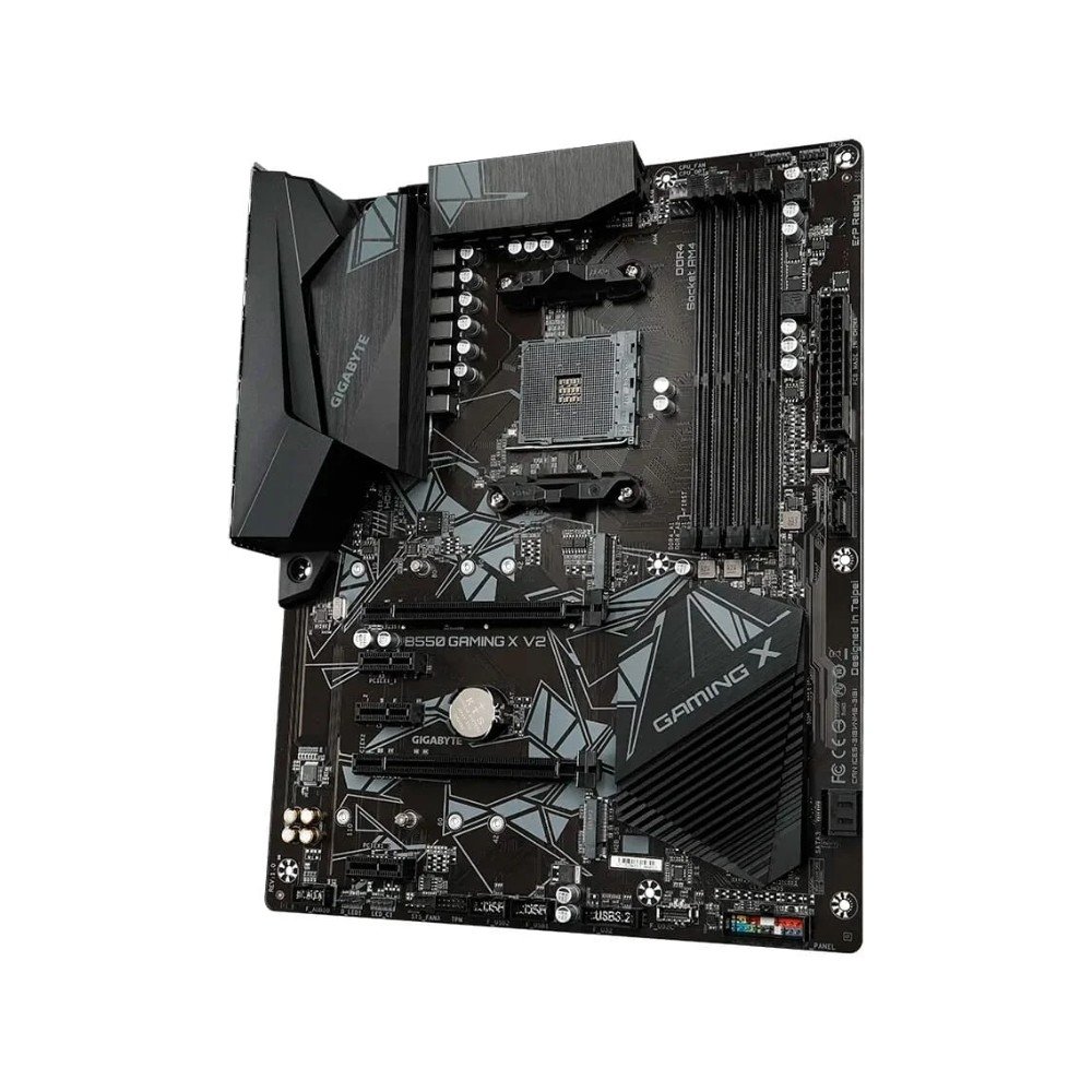 Placa-Mãe Gigabyte B550 Gaming X V2 + Processador AMD Ryzen 7 5700X  + Water Cooler MACH1 Logic, RGB, 240mm - view 3