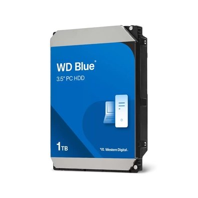 HD Interno WD Blue 1TB, 3.5", Cache 64MB, SATA 6Gb/s - WD10EARZ