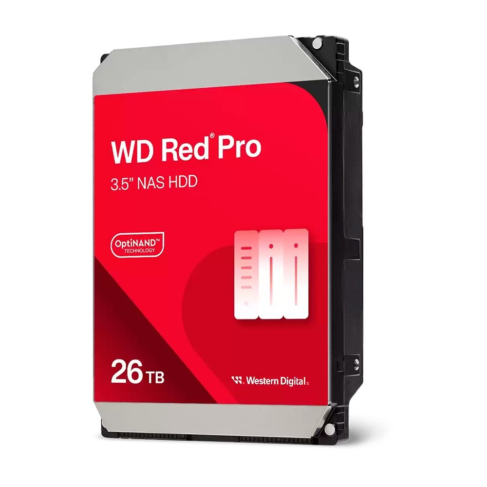 HD WD Red Pro, NAS, 26TB, 3.5", Cache 512MB, 7200RPM, SATA 6Gb/s - WD260KFGX