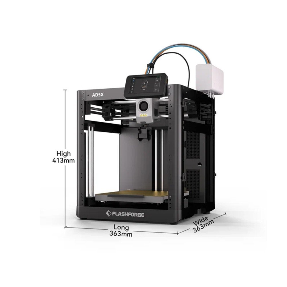 Impressora 3D FlashForge AD5X, 600 mm/s, 110V, Aberta, Multicolorida, Área de Impressão 220x220x220mm - AD5X - view 4