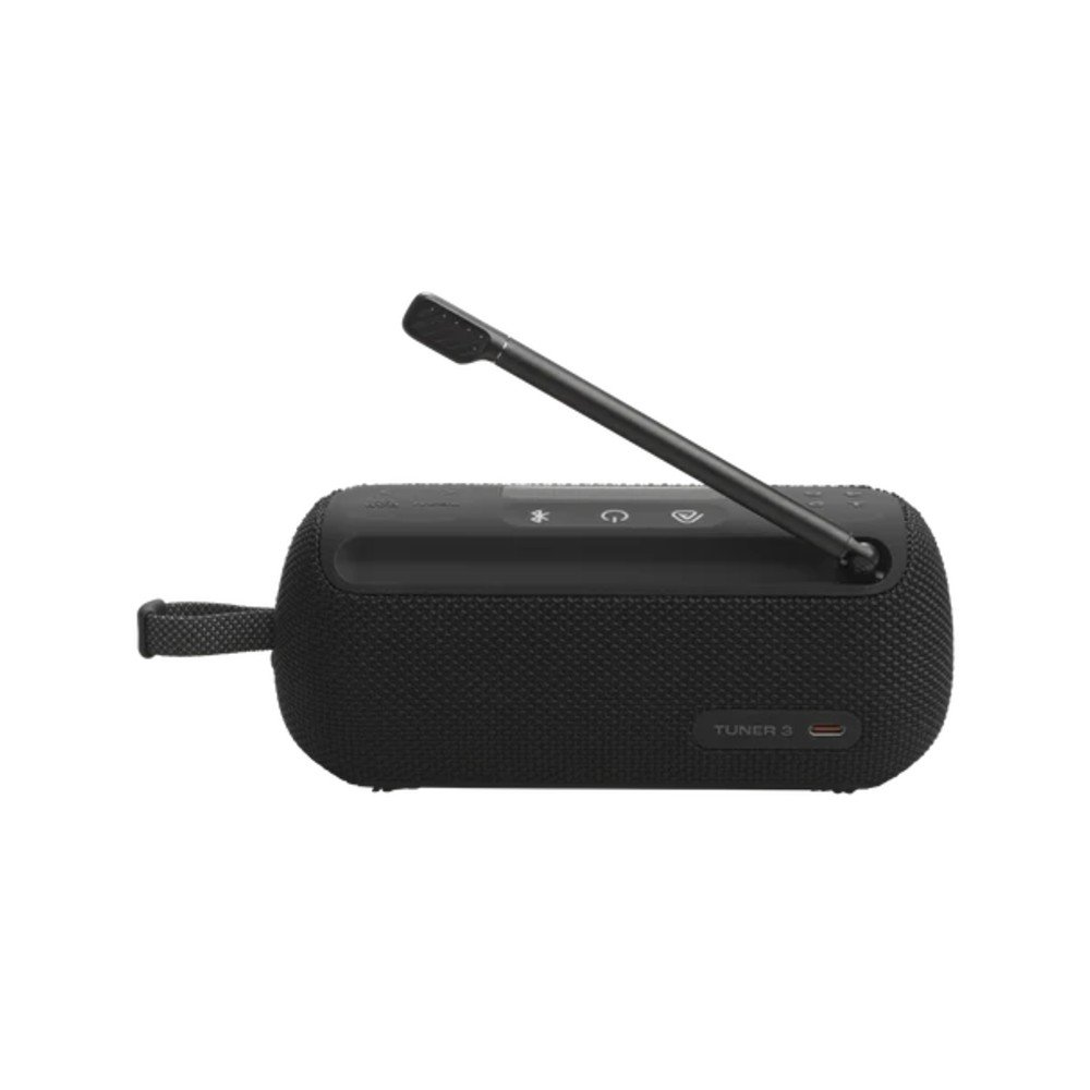 Caixa de Som Portátil JBL Tuner 3, Bluetooth, Rádio FM, À Prova d'Água, Preto - JBLTUNER3BLKBR - view 6