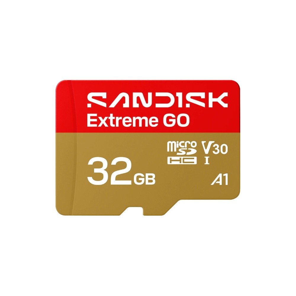 Cartão de Memória Sandisk Extreme Go MicroSD 32GB, UHS-I, Classe 10, com Adaptador - SDSQXGN-032G-GN6MN