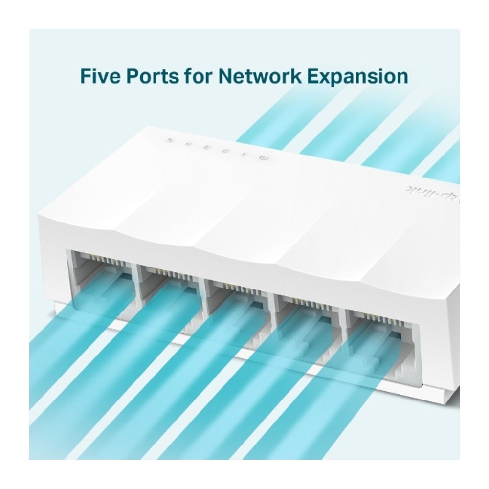 Switch TP-Link TL-SF1005D 10/100Mbps, Fast Ethernet, 5 Portas - 1700000475*00038 - view 3