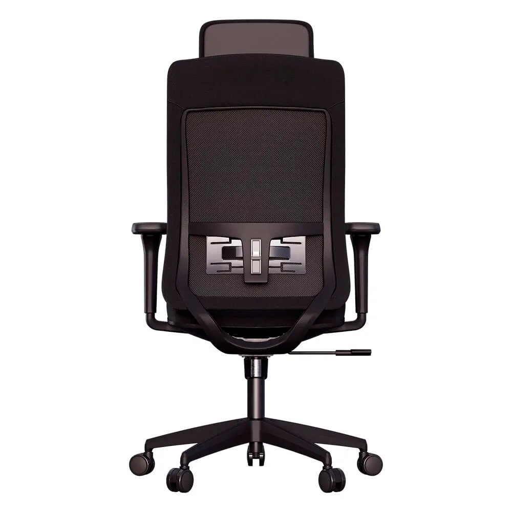 Kit com 5 Cadeiras Office Elements ROI, Até 120kg, Reclinável, Cilindro Classe 4, Nylon, Preto - ( Balão.info - foto 6