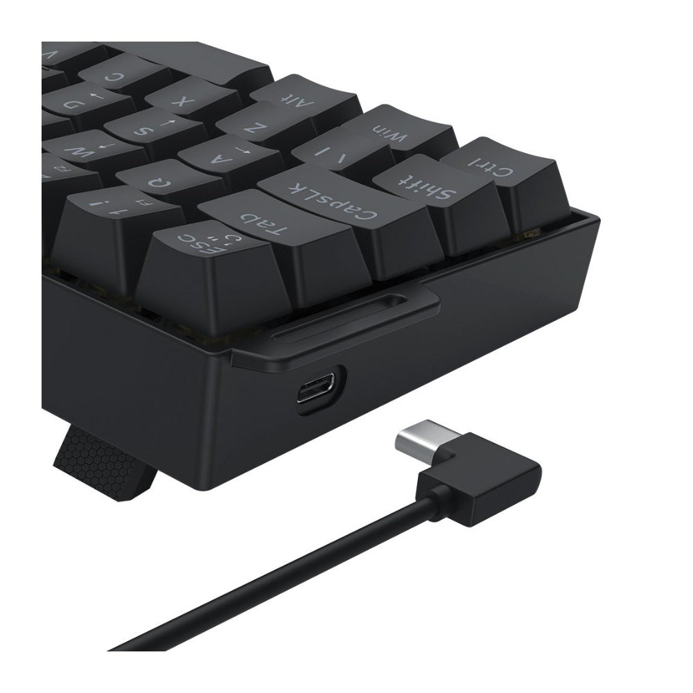 Imagem 5 de 8 do produto Teclado Magnético Gamer Redragon Fizz Magnetic+, RGB, 60%, Switch AmberMag Linear, Rapid Trigger, 8000Hz, ABNT2, Preto - K617RGB-MP-PT