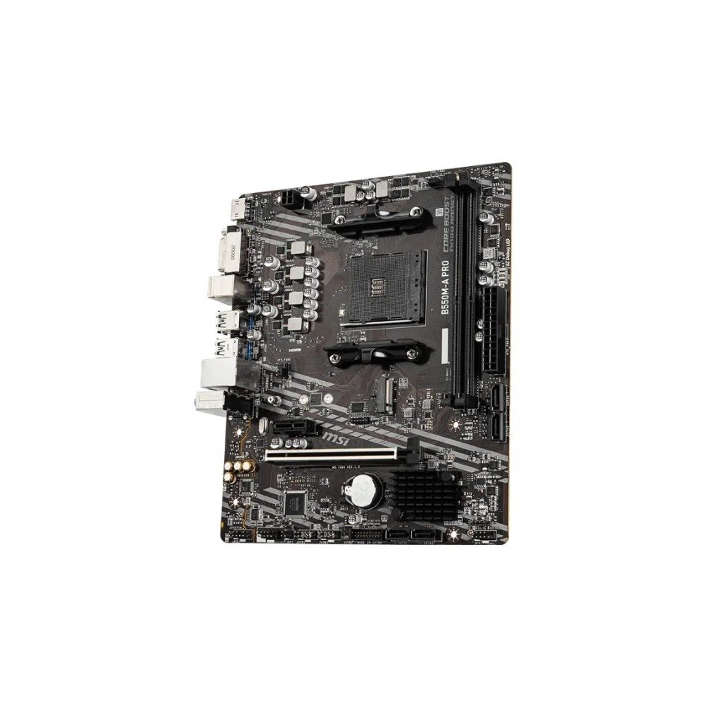 Placa-Mãe MSI B550M-A PRO + Processador AMD Ryzen 7 5700X + Air Cooler Gamer Rise Mode Z5 Placa-Mãe MSI B550M-A PRO + Processador AMD Ryzen 7 5700X + Air Cooler Gamer Rise Mode Z5