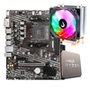 Placa-Mãe MSI B550M-A PRO + Processador AMD Ryzen 7 5700X + Air Cooler Gamer Rise Mode Z5