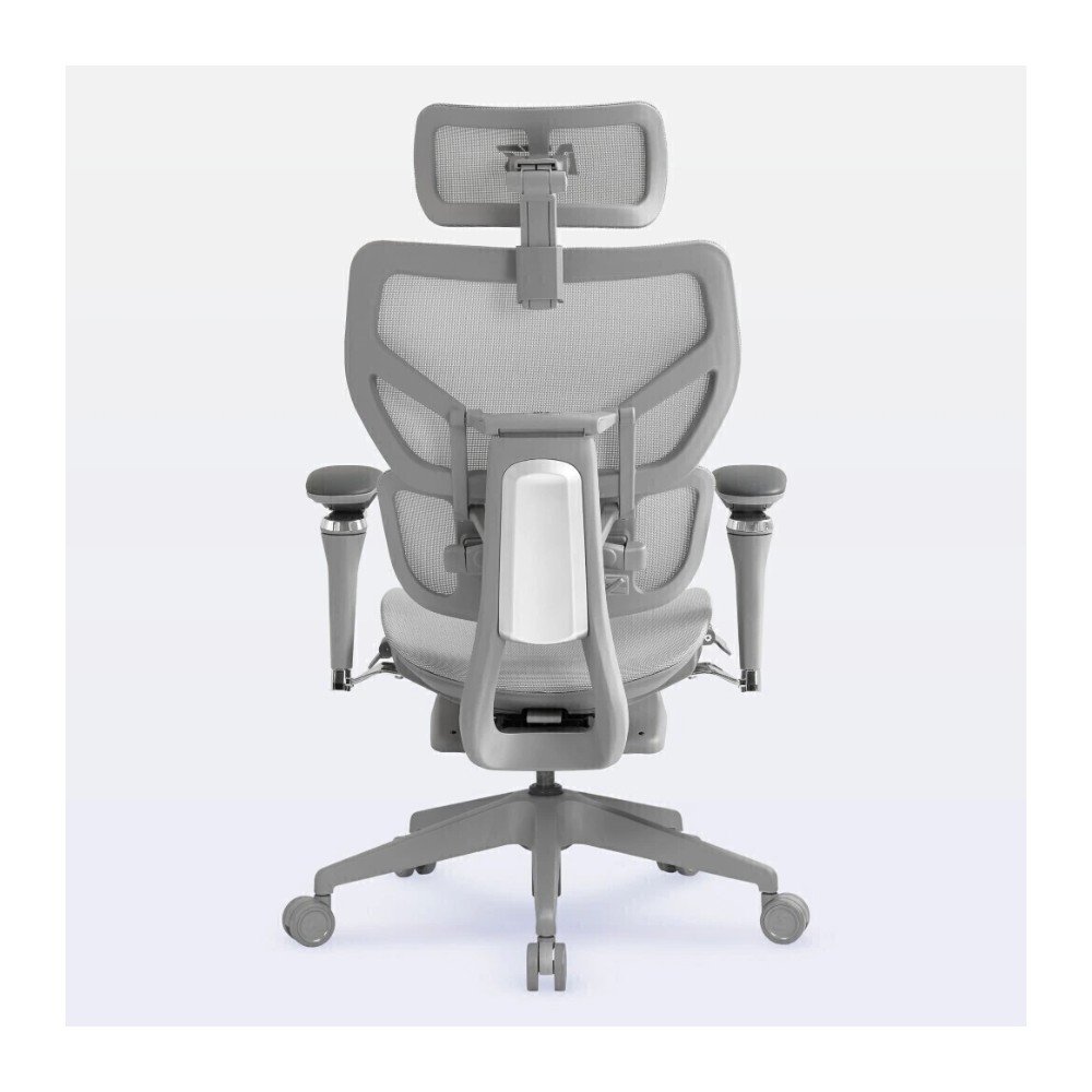 Cadeira Office DT3 Glacius Mesh FT, Ajuste de altura, Mesh, com Apoio para os Pés, Cinza - 14743-9 - view 5