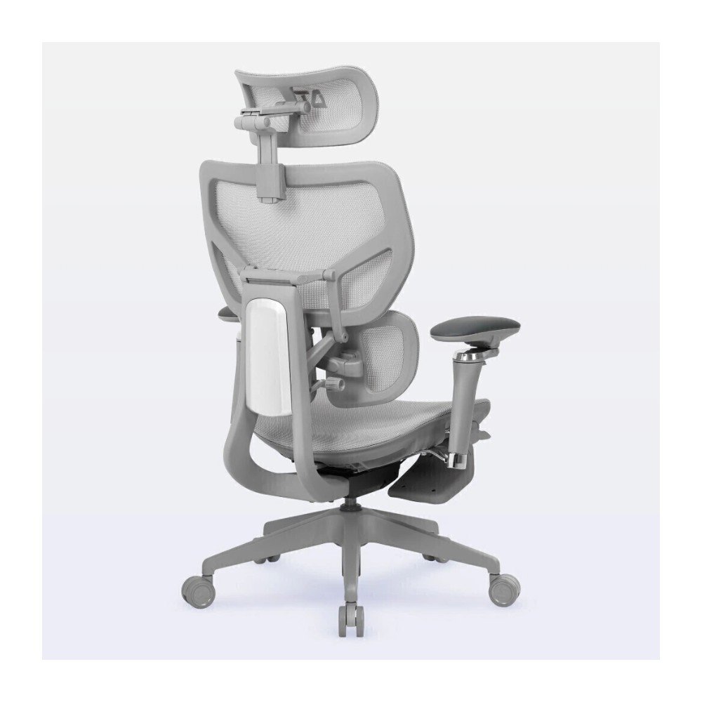 Cadeira Office DT3 Glacius Mesh FT, Ajuste de altura, Mesh, com Apoio para os Pés, Cinza - 14743-9 - view 4