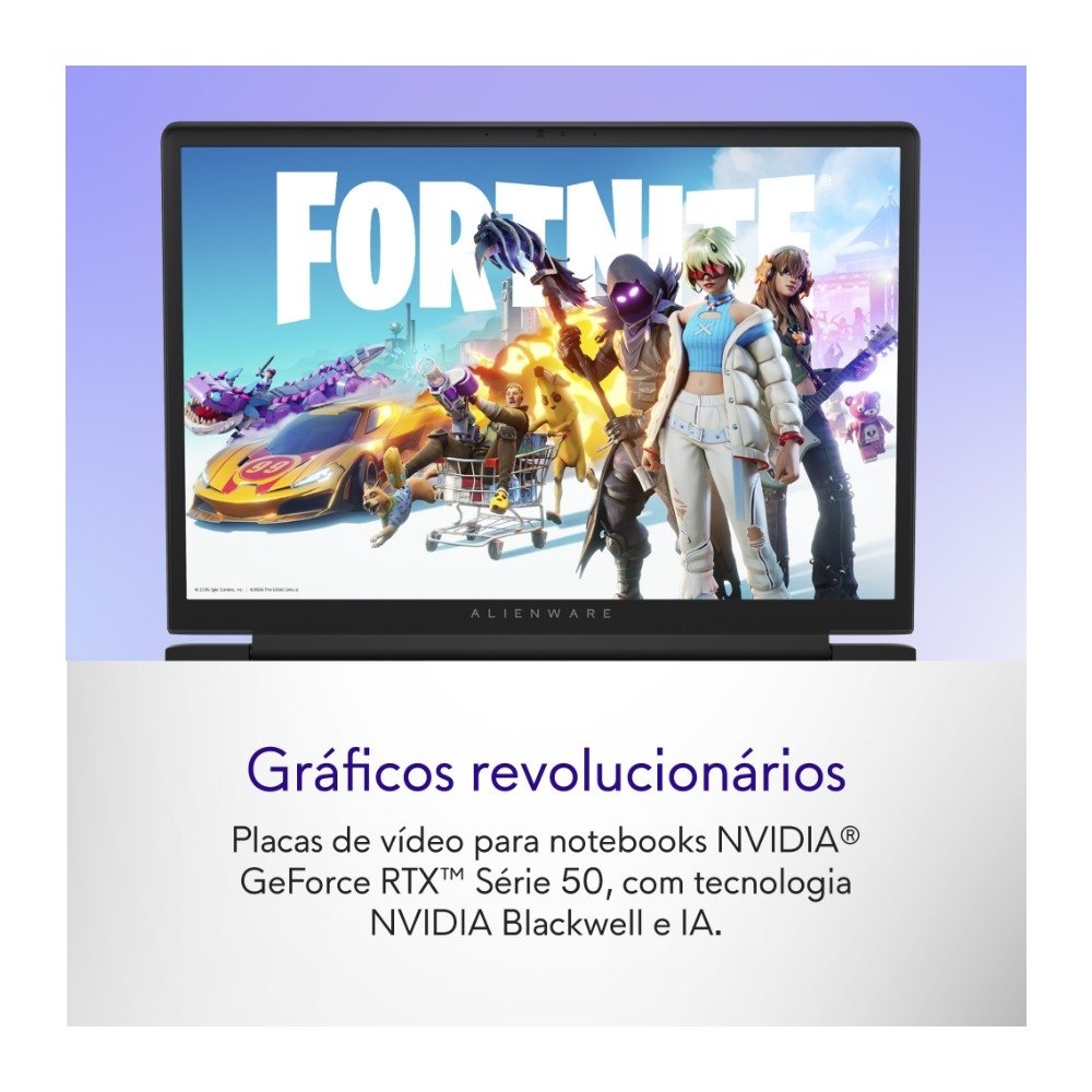 Imagem 3 de 13 do produto Notebook Gamer Dell Alienware 15, Intel Core i5, 8GB RAM, SSD 512GB, 15.3" WUXGA, NVIDIA GeForce RTX 4050, Windows 11, Preto - DA15-C5210H-A30