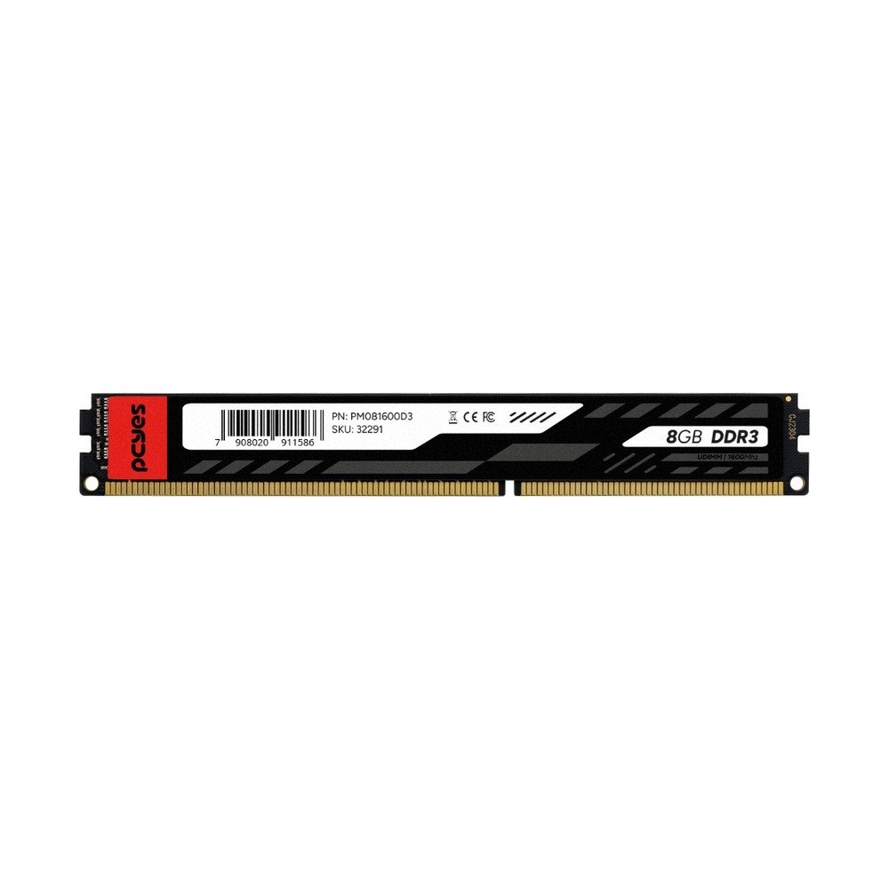 Memória PCYes 8GB, DDR3, 1600MHz, UDIMM - PM081600D3