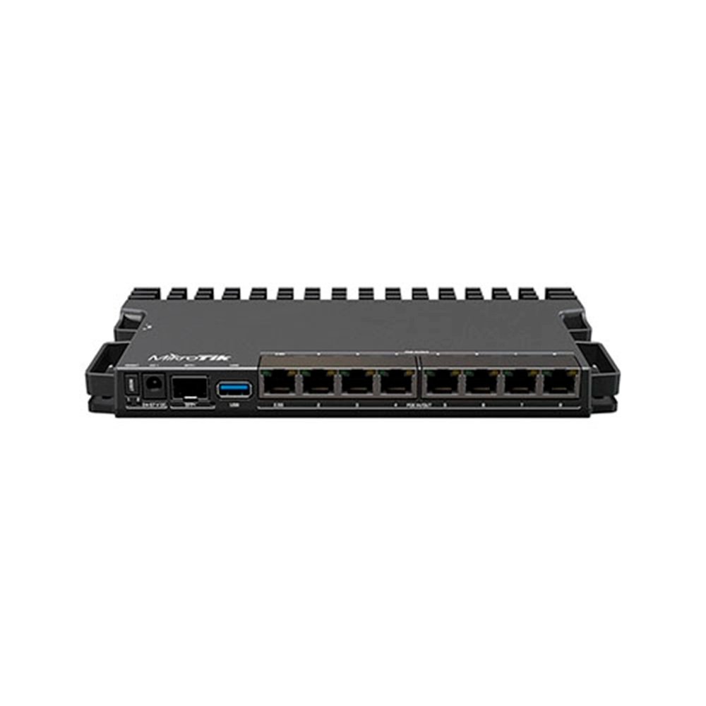 Roteador MikroTik RouterBOARD RB5009UG+S+IN, 7 Portas Gigabit, 1 Porta 2.5G, 1 Porta SFP+, Preto - RB5009UG+S+IN