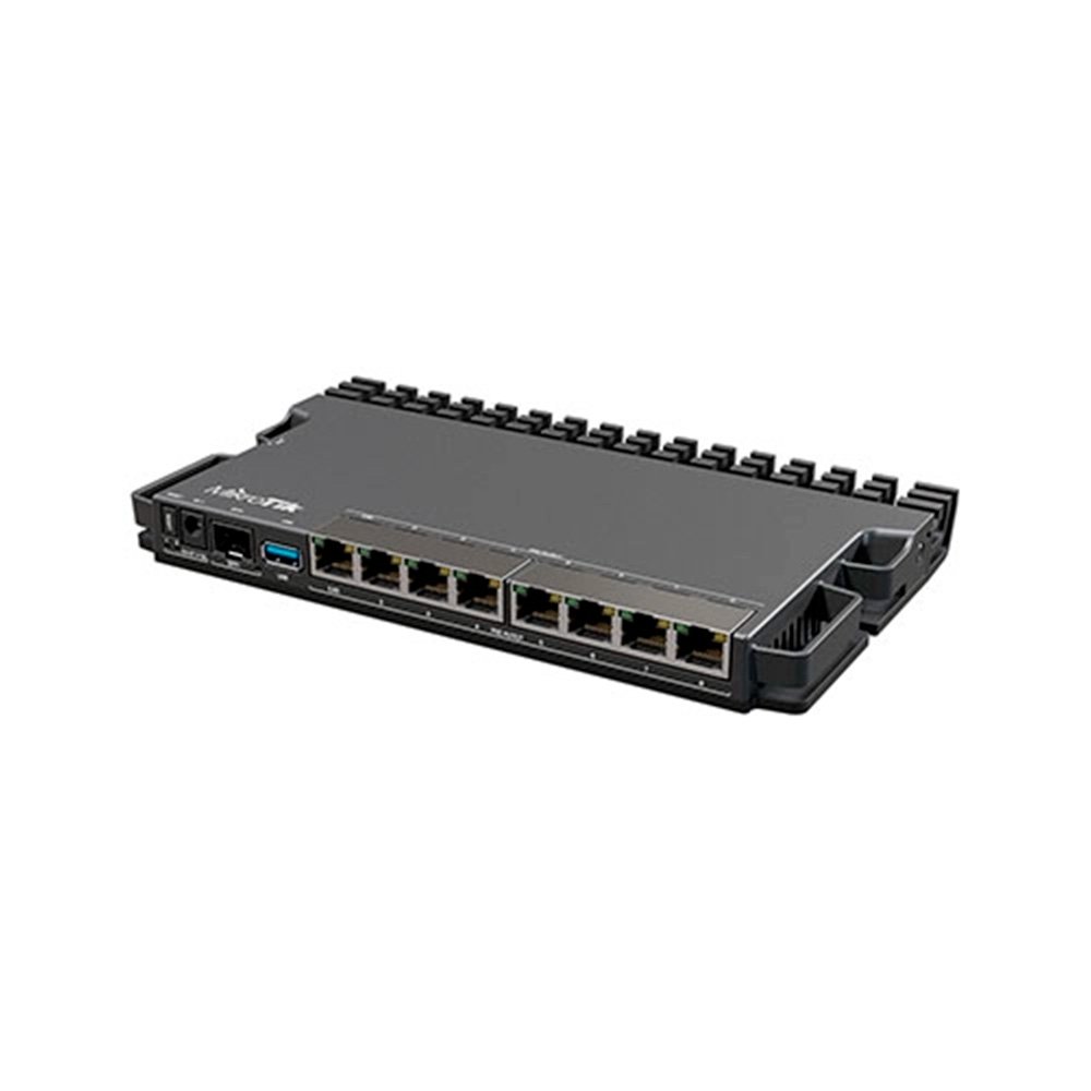 Roteador MikroTik RouterBOARD RB5009UG+S+IN, 7 Portas Gigabit, 1 Porta 2.5G, 1 Porta SFP+, Preto - RB5009UG+S+IN - view 3