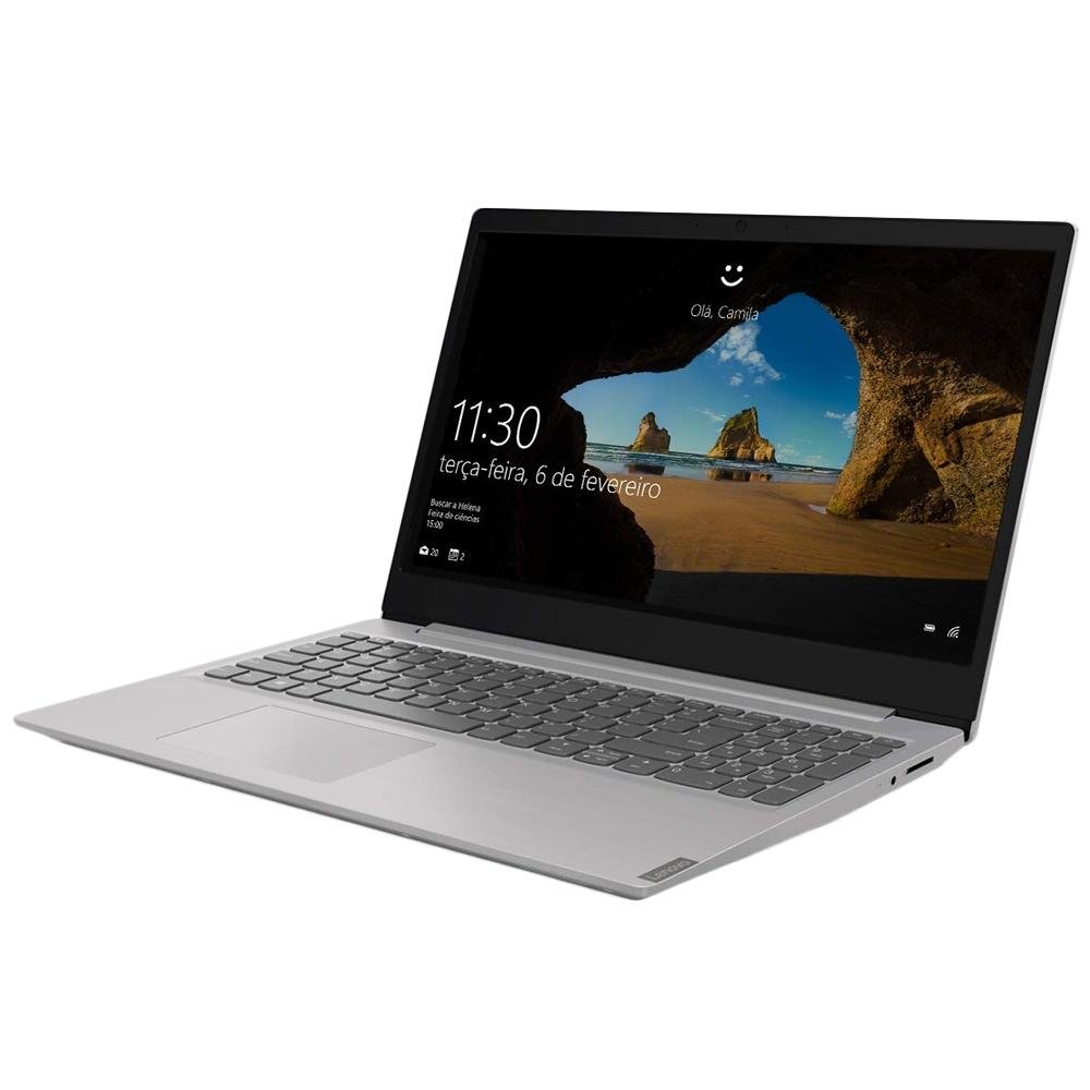 Imagem 3 de 5 do produto Notebook Lenovo Ultrafino Ideapad S145, AMD Ryzen 7-3700U, 8GB, SSD 256GB, Windows 10, 15.6´, Prata - 81V70000BR