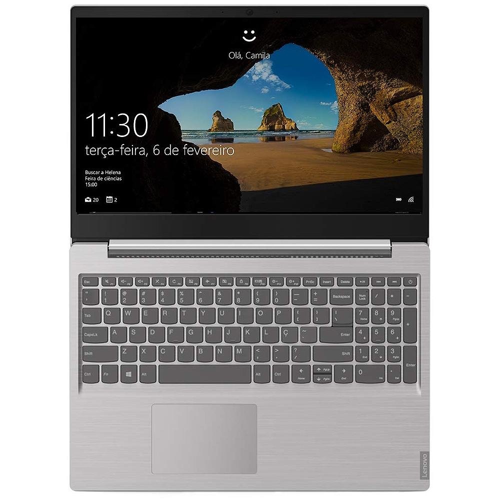 Imagem 4 de 5 do produto Notebook Lenovo Ultrafino Ideapad S145, AMD Ryzen 7-3700U, 8GB, SSD 256GB, Windows 10, 15.6´, Prata - 81V70000BR