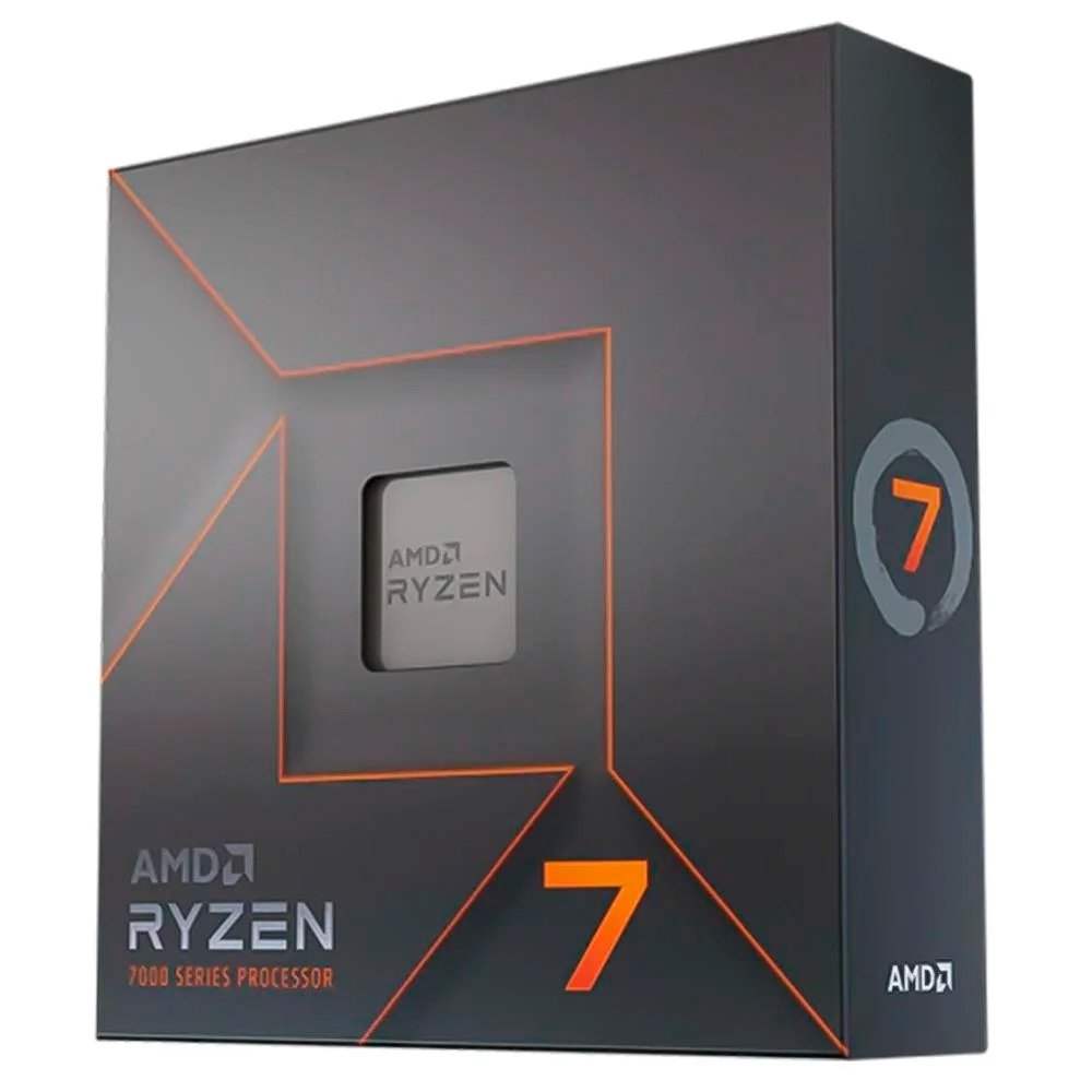 Processador AMD Ryzen 7 7700X, 4.5GHz (5.4GHz Max Turbo), Cache 40MB, 8 Núcleos, 16 Threads, AM5, Com Vídeo Integrado - 100-100000591WOF  + Water Cooler MACH1 Logic, RGB, 240mm, AMD e Intel, Preto - GK240 - view 2