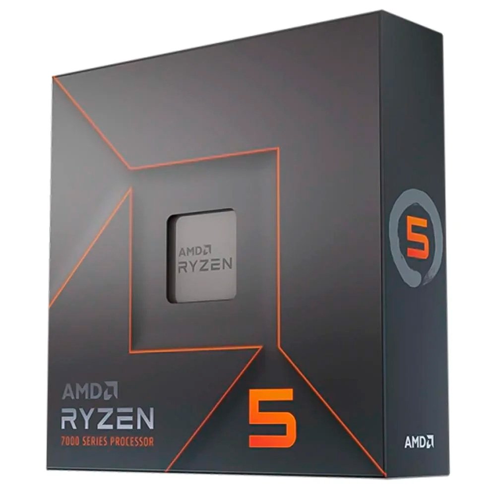 Processador AMD Ryzen 5 7600X, 4.7GHz (5.3GHz Max Turbo), Cache 38MB, 6 Núcleos, 12 Threads, AM5, Com Vídeo Integrado - 100-100000593WOF + Water Cooler MACH1 Logic, RGB, 240mm, AMD e Intel, Preto - GK240 - view 2