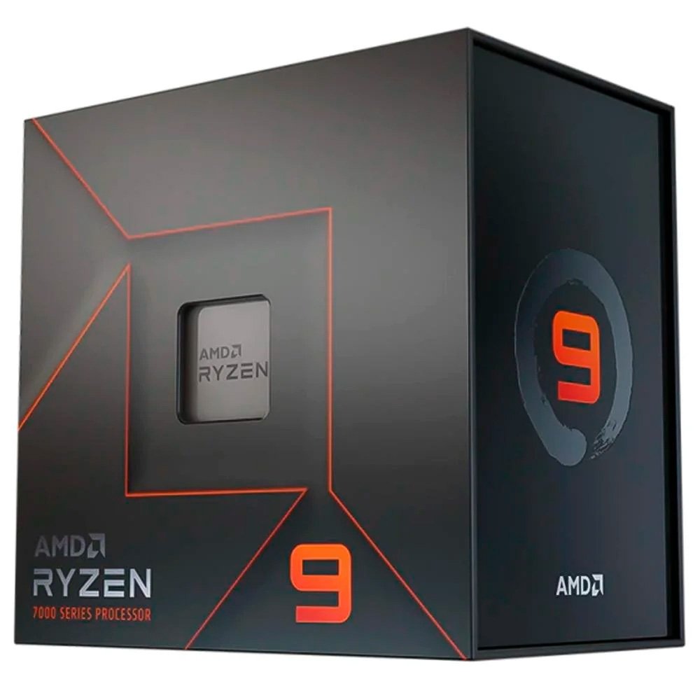Processador AMD Ryzen 9 7900X, 4.7GHz (5.6GHz Max Turbo), Cache 76MB, 12 Núcleos, 24 Threads, AM5, Com Vídeo Integrado - 100-100000589WOF  + Water Cooler MACH1 Logic, RGB, 240mm, AMD e Intel, Preto - GK240 - view 2