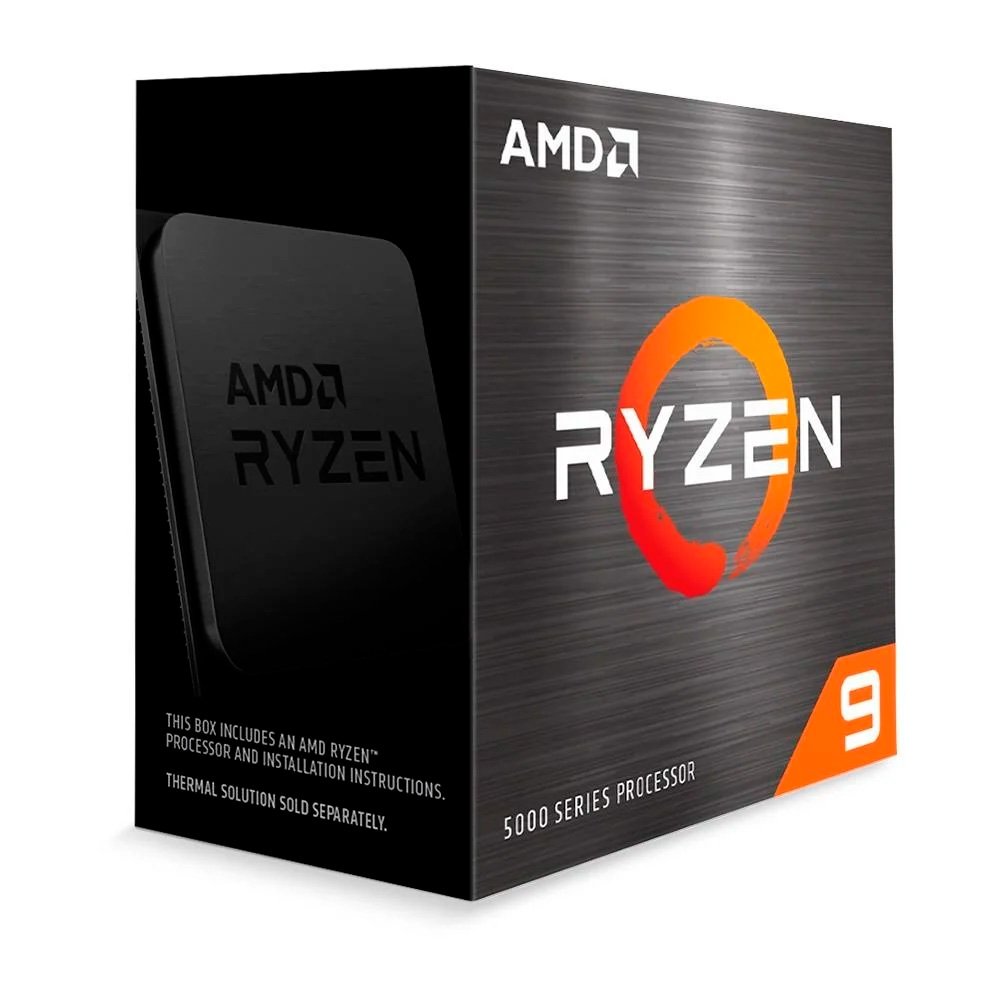 Processador AMD Ryzen 9 5900XT, 3.3 GHz (4.8 GHz Max Turbo), Cache 64MB, 16 Núcleos, 32 Threads, AM4, Sem Vídeo Integrado - 100-100001581WOF  + Water Cooler MACH1 Logic, RGB, 240mm, AMD e Intel, Preto - GK240 - view 2