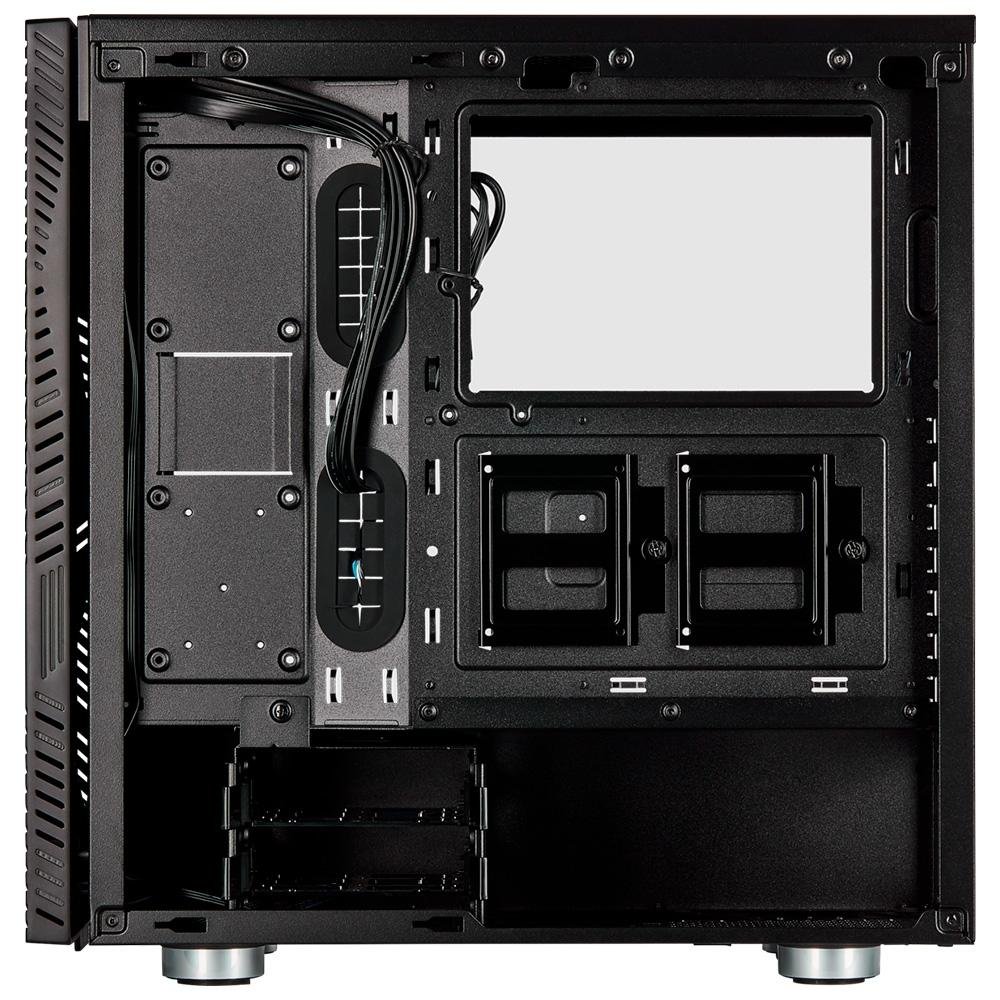 Gabinete Gamer Corsair 275R Airflow, Mid-Tower, ATX, Lateral em Vidro Temperado, Com FAN, Preto - CC-9011181-WW