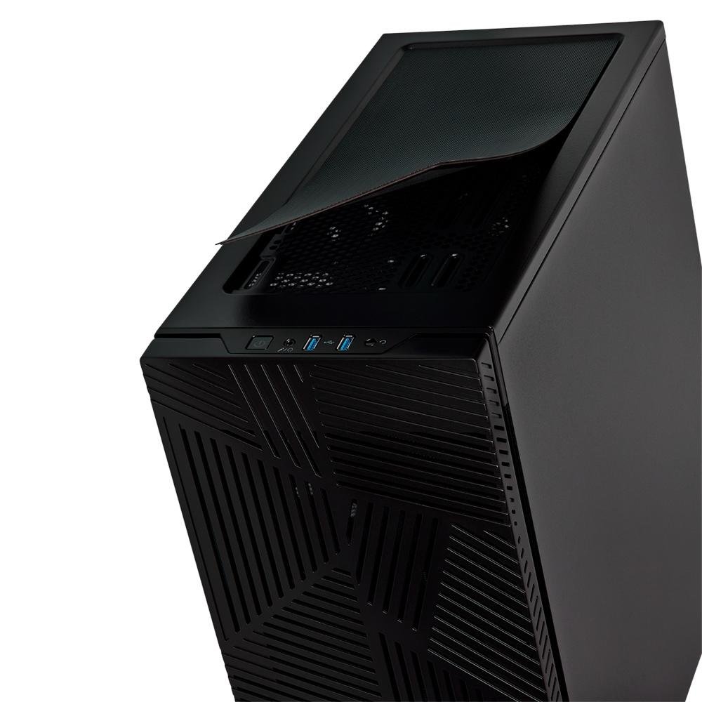 Gabinete Gamer Corsair 275R Airflow, Mid-Tower, ATX, Lateral em Vidro Temperado, Com FAN, Preto - CC-9011181-WW