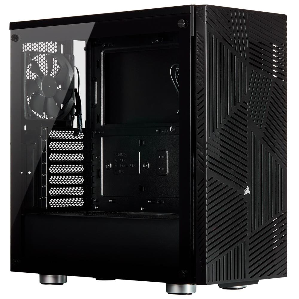 Gabinete Gamer Corsair 275R Airflow, Mid-Tower, ATX, Lateral em Vidro Temperado, Com FAN, Preto - CC-9011181-WW