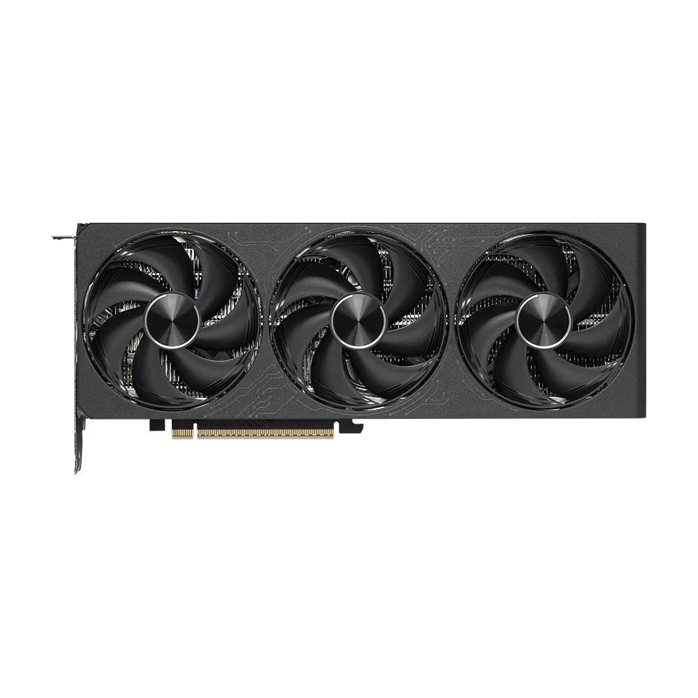 Imagem 2 de 5 do produto Placa de Vídeo MSI RTX 5080 Inspire 3X OC Black NVIDIA GeForce, 16GB, GDDR7 - G5080-16I3CB