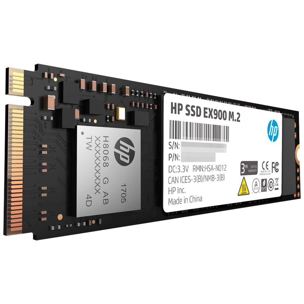 Imagem 2 de 4 do produto SSD 1 TB HP EX900, M.2, PCIe NVMe, Leitura: 2150MB/s e Gravação: 1815MB/s - 5XM46AA#ABC