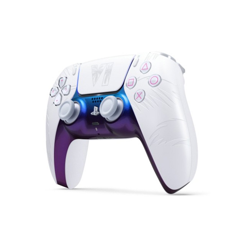 Imagem 3 de 6 do produto Controle Sem Fio Sony DualSense, PS5, Edição Limitada Grand Theft Auto VI, Branco - 1000056978