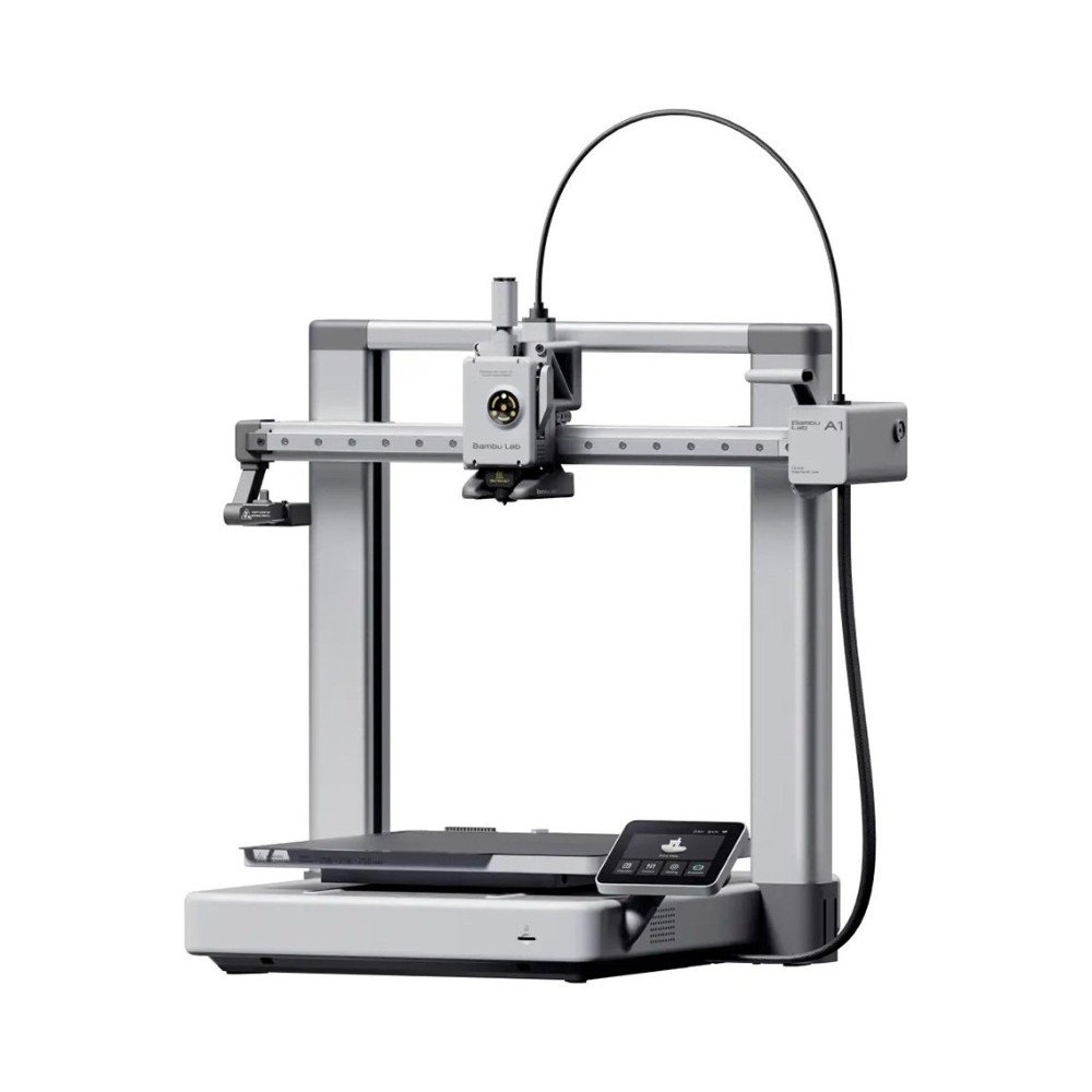 Imagem 5 de 11 do produto Kit Impressora 3D Bambu Lab A1 com AMS Lite, Bivolt - PF002-A+SA005-BRA +  Filamento PLA Preto Velvet 1kg - PL-PR-VE-1