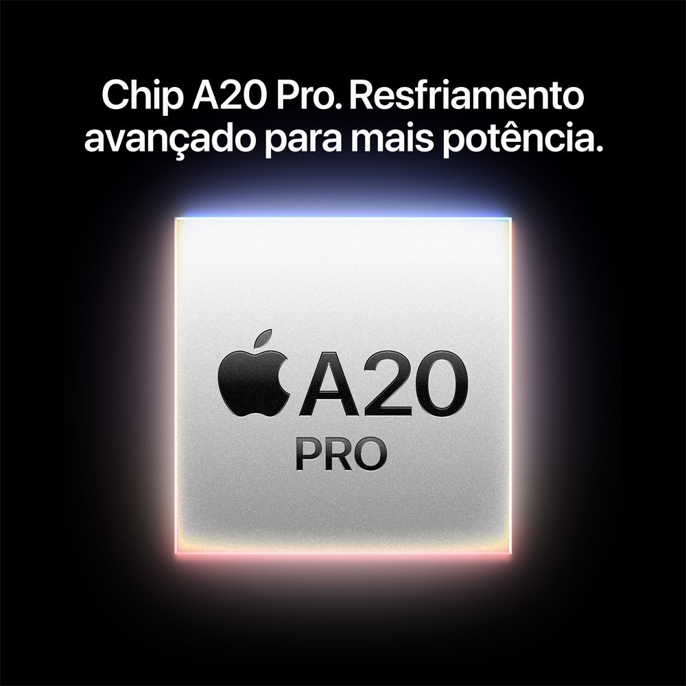 Imagem 6 de 11 do produto iPhone 18 Pro Max Apple 256GB, Câmera de 48MP, A20 Pro, Tela 6.9" Super Retina XDR, Bordô