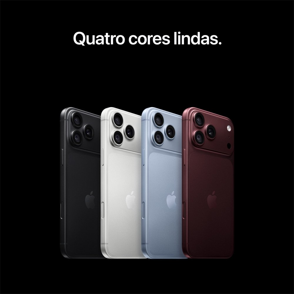 Imagem 4 de 11 do produto iPhone 18 Pro Max Apple 512GB, Câmera de 48MP, A20 Pro, Tela 6.9" Super Retina XDR, Bordô
