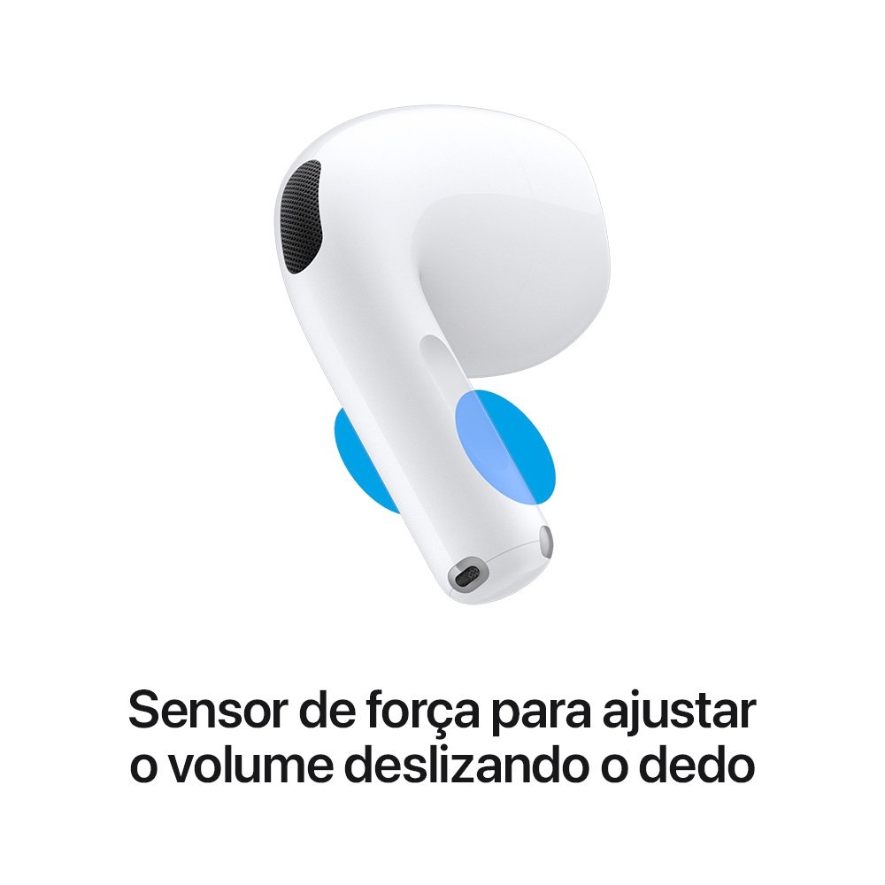 AirPods 5 Apple, Chip H2, Estojo de Recarga Sem Fio, Bluetooth 5.3, Branco - MKFT4BZ/A - view 6