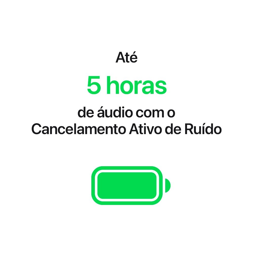 Imagem 9 de 9 do produto AirPods 5 Apple, Chip H2, Estojo de Recarga Sem Fio, Bluetooth 5.3, Branco - MKFT4BZ/A