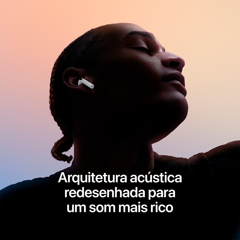 AirPods 5 Apple, Chip H2, Bluetooth 5.3, USB-C, Branco - MKFW4BZ/A - view 5