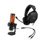 Kit Streamer HyperX - Quadcast + Cloud Stinger 2 Preto