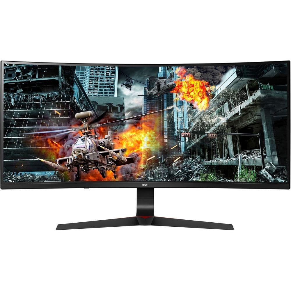 Monitor Gamer LG 34" Ultrawide Curvo 144Hz 1ms Altura Ajustável