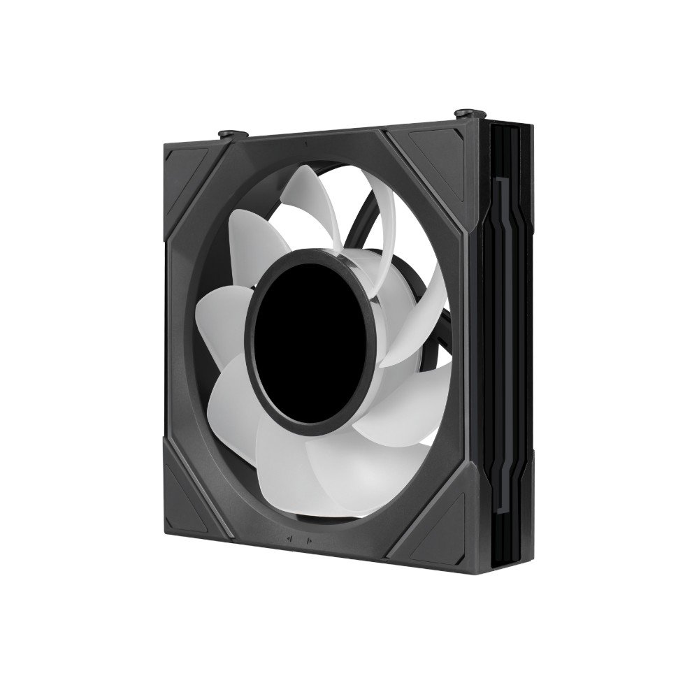 Ventoinha Lian Li Uni Fan SL INF LCD Reverse Blade, 120mm, ARGB, Tela LCD 1.8 IPS, Espelho Infinito, Preto - 12RSLIND1F1B - view 2