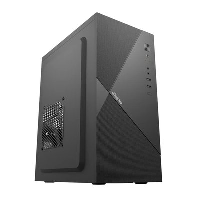 Gabinete Keytime Edge, Micro-ATX, Painel Lateral Ventilado, Sem Fans, Preto - KYT00045