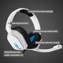 Headset Gamer Astro A10 para PlayStation, Nintendo Switch, PC e Xbox - Branco/Azul - 939-001853