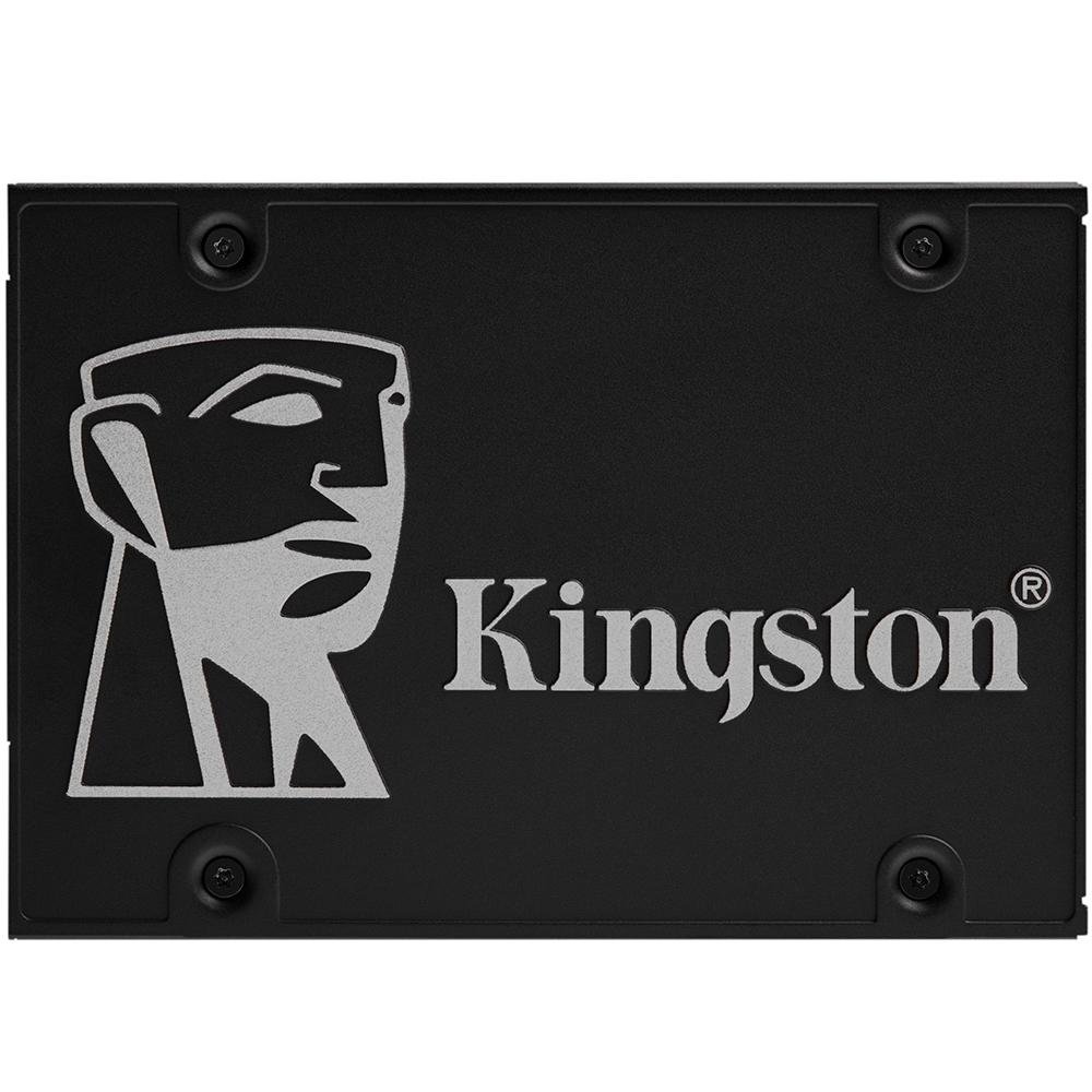 SSD Kingston KC600, 256GB, SATA III, 2.5, Leitura: 550MB/s, Gravação: 500MB/s, Corporativo, Preto - SKC600/256G