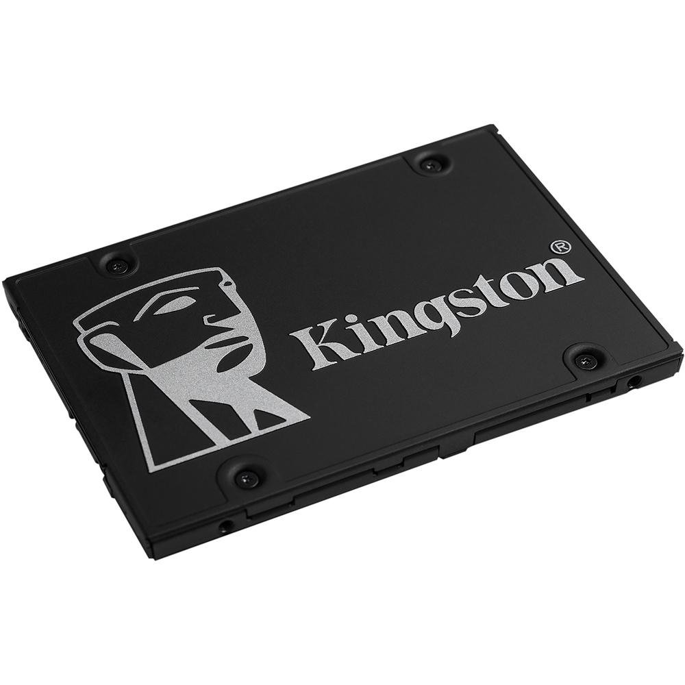 SSD Kingston KC600, 1TB, SATA III, 2.5, Leitura: 550MB/s, Gravação: 520MB/s, Corporativo, Preto - SKC600/1024G
